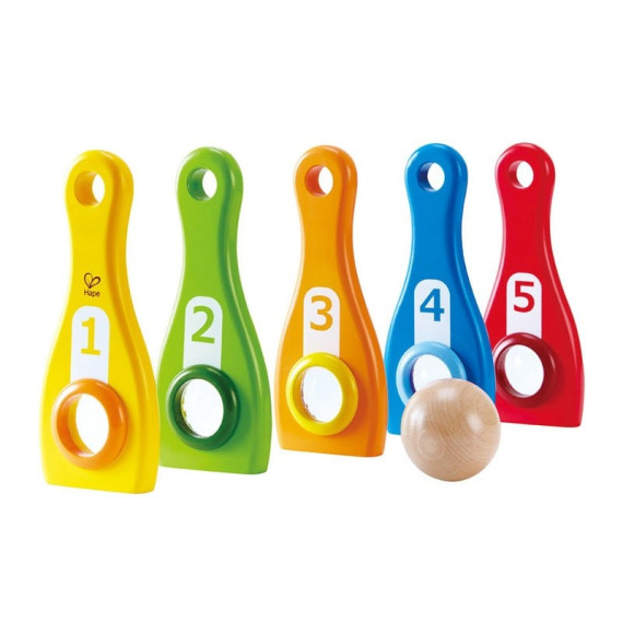 ხის სათამაშო ბოულინგი – Hape