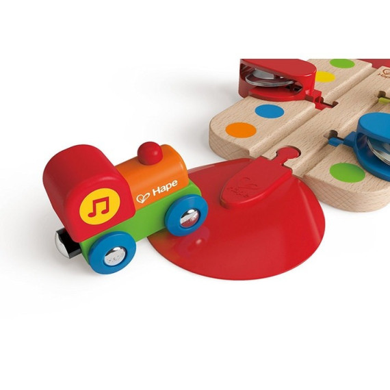 ხის სათამაშო მუსიკალური მატარებელი – Hape, 2 image