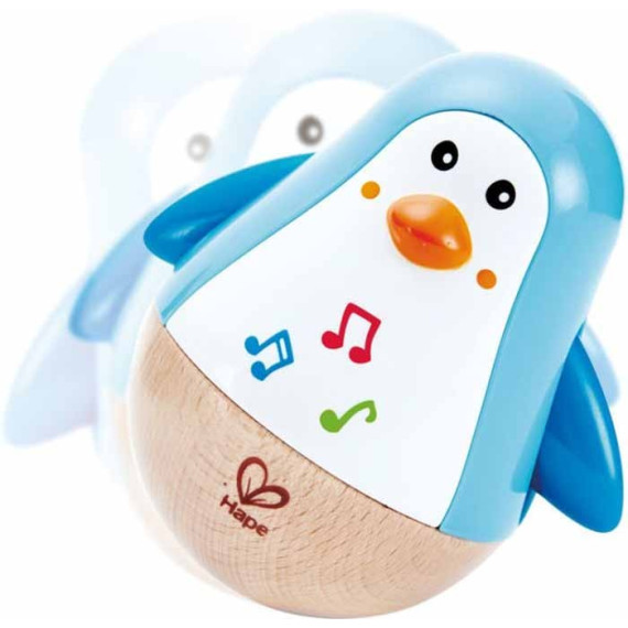 ხის სათამაშო მუსიკალური პინგვინი – Hape, 2 image