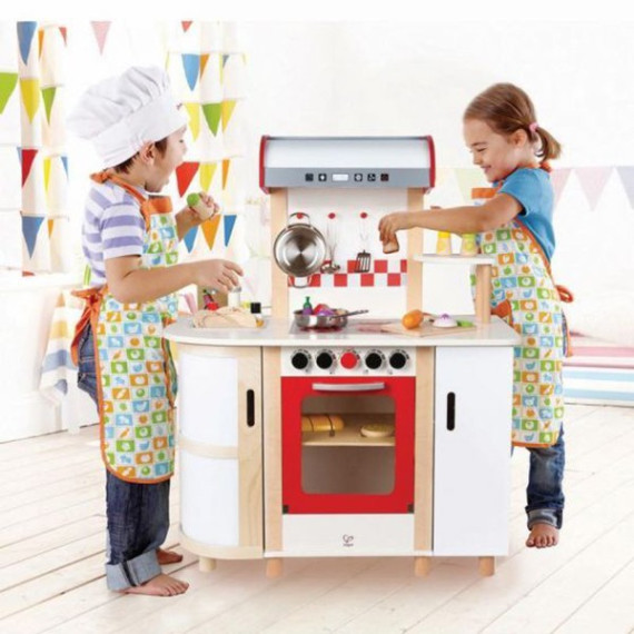 ხის სათამაშო მრავალფუნქციური სამზარეულო – Hape, 2 image