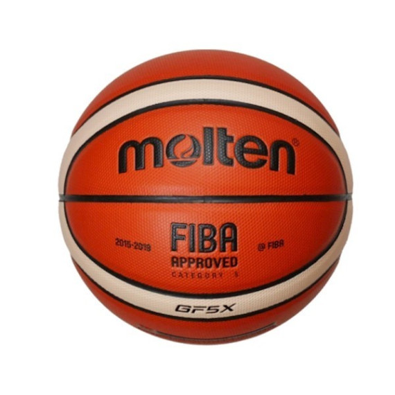 კალათბურთის ბურთი MOLTEN BGF5X-X FIBA შეჯიბრის, სინთ. ტყავი