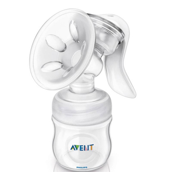 რძის საწველი ტუმბო ხელის "Avent" "Natural", ბოთლით და საწოვარით, 2 image