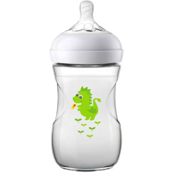 ბოთლი "Avent" "Natural" დრაკონი  , 260 მლ, 1 თვიდან