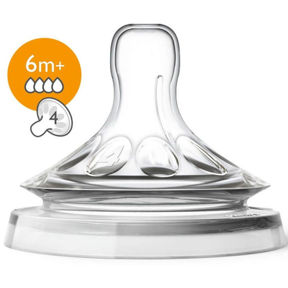 საწოვარა "Avent" სწრაფი ნაკადით "Natural", 6 თვიდან, 2ც, 2 image