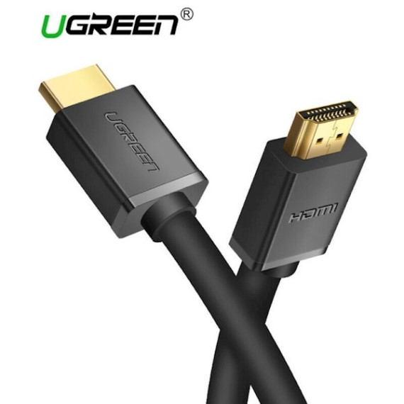 HDMI კაბელი - UGREEN HD104 (10111) HDMI Cable 2.0 Computer TV Engineering Decoration Line Hd 3D Visual Effect 15m (Black)