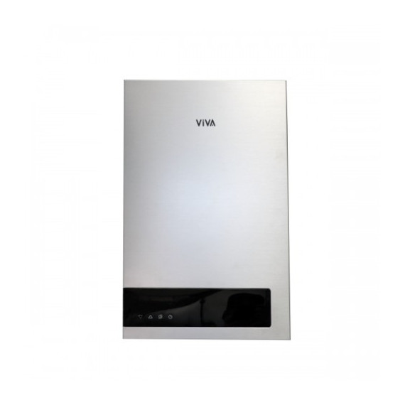 Viva გაზის გამდინარე წყალგამაცხელებელი EPT18 12L FF SILVER (ვივა)