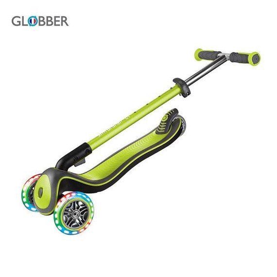 სკუტერი – SCOOTER.GLB.ELITE DELUXE LIGHTS LIME GREEN 444-406, 5 image