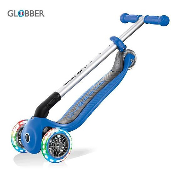 სკუტერი – SCOOTER.GLB.PRIMO FOLDABLE LIGHTS NAVY BLUE 432-100, 3 image