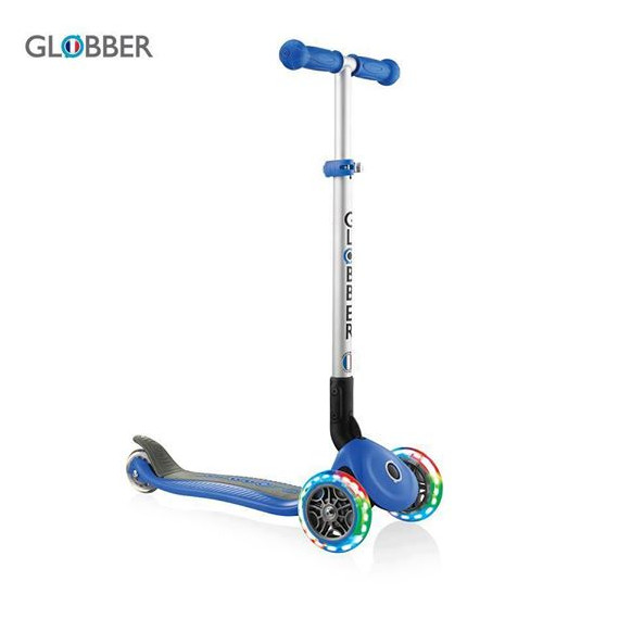 სკუტერი – SCOOTER.GLB.PRIMO FOLDABLE LIGHTS NAVY BLUE 432-100