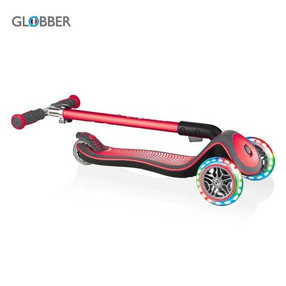 სკუტერი – SCOOTER.GLB.ELITE DELUXE LIGHTS NEW RED 444-402, 3 image