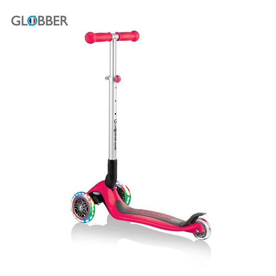 სკუტერი – SCOOTER.GLB.PRIMO FOLDABLE LIGHTS NEW RED 432-102, 2 image