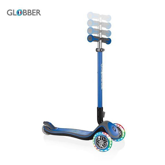 სკუტერი – SCOOTER.GLB.ELITE DELUXE LIGHTS NAVY BLUE 444-400, 3 image