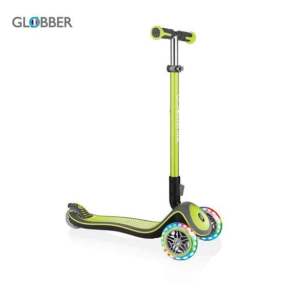 სკუტერი – SCOOTER.GLB.ELITE DELUXE LIGHTS LIME GREEN 444-406