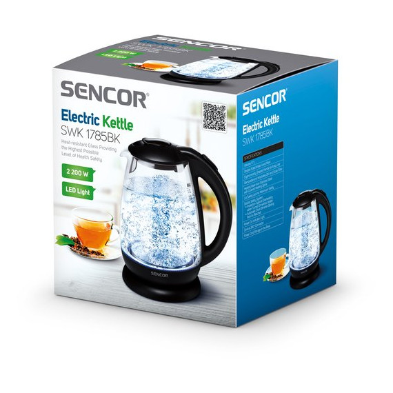 ელექტრო ჩაიდანი - Sencor SWK 1785BK, 2 image