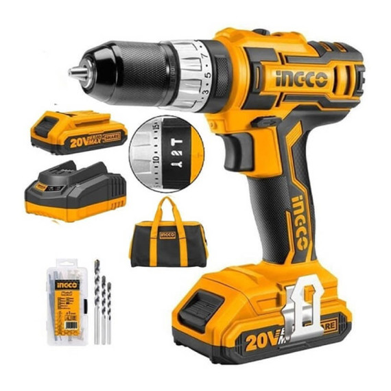 ლითიუმ-იონის ელექტრო საბურღი INGCO CIDLI2002