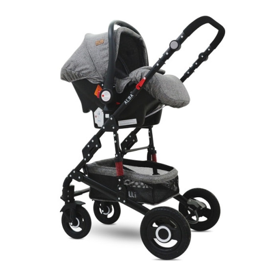 Lorelli ეტლის კომპლექტი ALBA ნაცრისფერი (ლორელი), 4 image