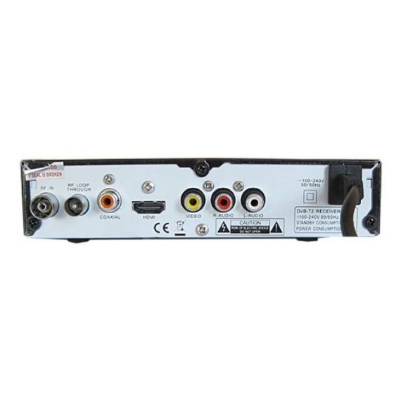 TV მიმღები - DIMBOX NC-100T2 DVB-T2 DIM BOX USB HDMI output black, 3 image