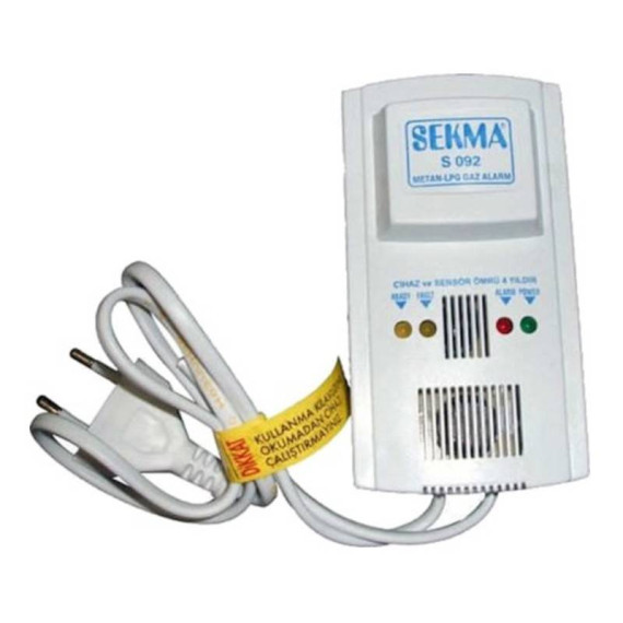 გაზის სენსორი – Sekma S092 Carbon Monoxide Detectors Voice Strobe Home Sec