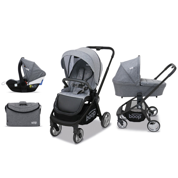 Asalvo ეტლის კომპლექტი TRIO GENIUS ნაცრისფერი (ასალვო), 3 image Asalvo ეტლის კომპლექტი TRIO GENIUS ნაცრისფერი (ასალვო), 3 image