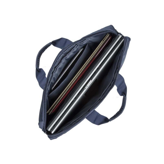 ჩანთა ნოუთბუქის RIVACASE 8035 dark blue Laptop shoulder bag 15.6″, 2 image