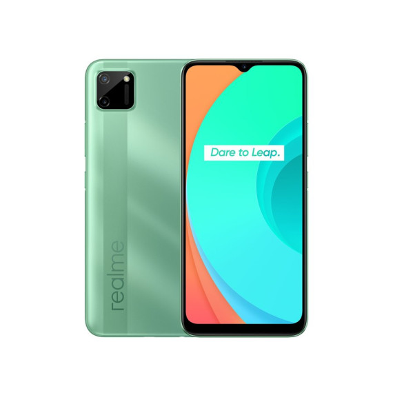 Realme  მობილური ტელეფონი C11 (RMX2185) 2GB/32GB Dual sim LTE Green(რეალმი)