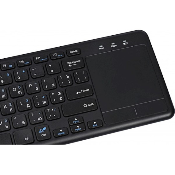 2E კლავიატურა KT100 Wireless Touch Keyboard Black (2ე), 2 image