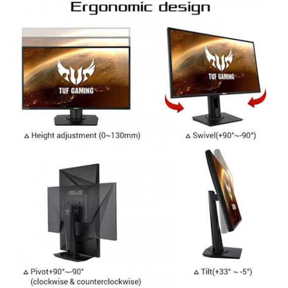 Asus მონიტორი LCD 27" VG279QM (ასუსი), 3 image