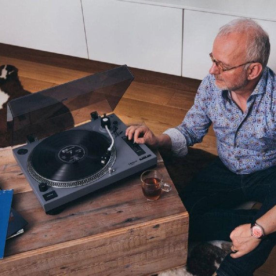 Lenco ფირსაკრავი L-3808  Direct drive ნაცრისფერი (ლენკო), 6 image