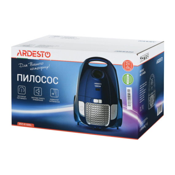 Ardesto მტვერსასრუტი MVC-B1602BL (არდესტო), 7 image