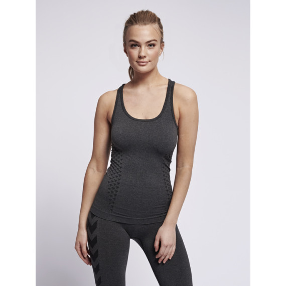 SEAMLESS მაისური - Hummel (ჰუმელი), ფერი: შავი, ზომა: XS/S