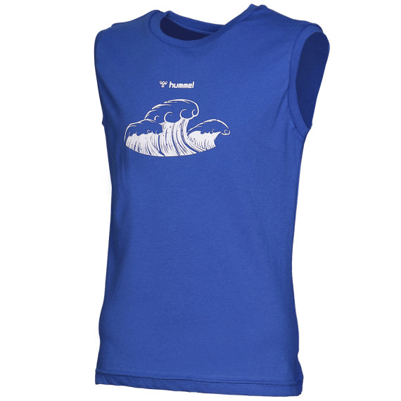 TONY მაისური - Hummel (ჰუმელი), ფერი: ლურჯი, ზომა: 4