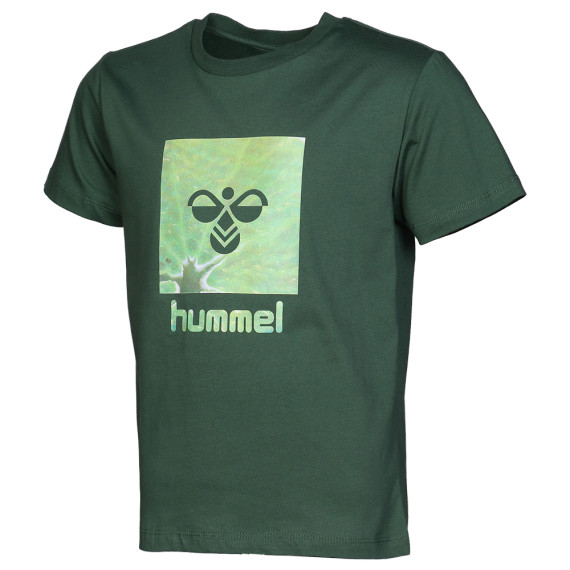 ISAGOR მაისური - Hummel (ჰუმელი), ფერი: მწვანე, ზომა: 4