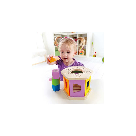 Hape ხის სათამაშო SHAKE AND MATCH SHAPE SOR (ჰაპე), 2 image