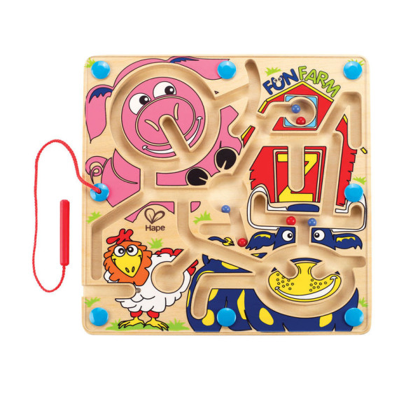 Hape ხის სათამაშო ლაბირინთი Fun Farm™ (ჰაპე), 2 image