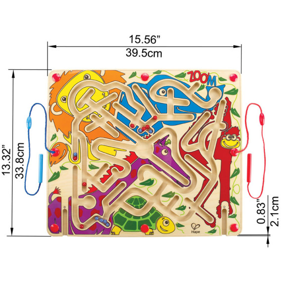 Hape ხის სათამაშო ლაბირინთი Zoo'm™ (ჰაპე), 2 image