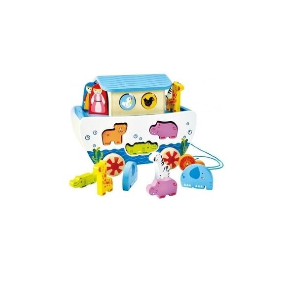 Hape ხის სათამაშო Pull along Noah’s Ark (ჰაპე)