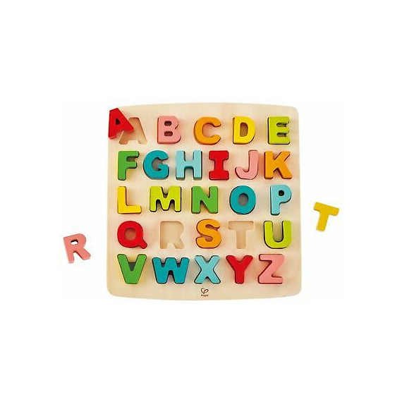 Hape ხის სათამაშო ფაზლი- ლათინური ასოები Chunky Alphabet Puzzle (ჰაპე), 2 image Hape ხის სათამაშო ფაზლი- ლათინური ასოები Chunky Alphabet Puzzle (ჰაპე), 2 image
