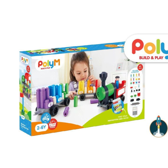 Hape სათამაშო მატარებელი RAINBOW COUNTING TRAIN (ჰაპე)