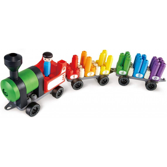 Hape სათამაშო მატარებელი RAINBOW COUNTING TRAIN (ჰაპე), 2 image