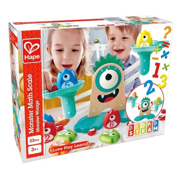 Hape ხის სათამაშო ლაბირინთი Monster Math Scale (ჰაპე), 2 image Hape ხის სათამაშო ლაბირინთი Monster Math Scale (ჰაპე), 2 image