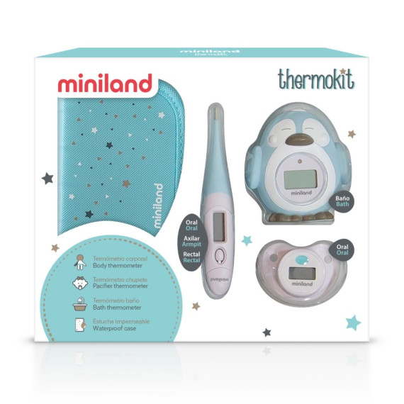 Miniland თერმომეტრების ნაკრები Thermo Kit Azure (მინილენდი), 2 image Miniland თერმომეტრების ნაკრები Thermo Kit Azure (მინილენდი), 2 image