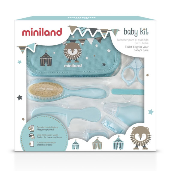 Miniland ჰიგიენური საშუალებების ნაკრები Baby Kit Azure (მინილენდი), 3 image