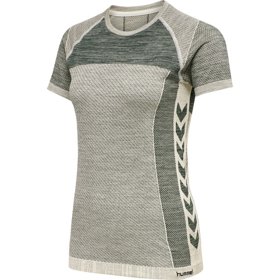 SEAMLESS მაისური - Hummel (ჰუმელი), ფერი: ნაცრისფერი, ზომა: XS/S, 4 image