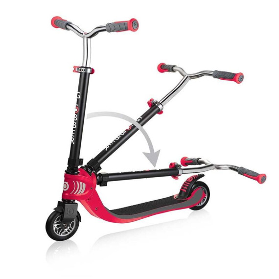 Globber სკუტერი FOLDABLE 125 BLACK-RED  (გლობერი)