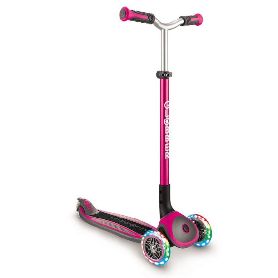 Globber სკუტერი MASTER LIGHTS PINK (გლობერი)