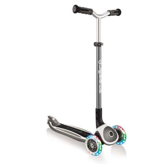 Globber სკუტერი MASTER LIGHTS WHITE GREY (გლობერი)