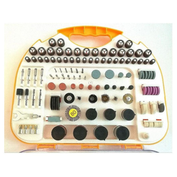 Ingco აქსესუარების ნაკრები მინი დრელისთვის 250ც AKMG2501 (ინგკო)