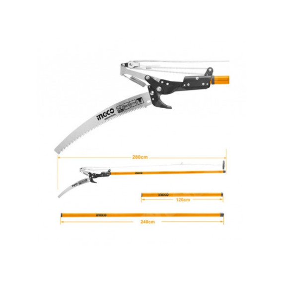 Ingco მრავალფუნქციური ბაღის სასხლავი HEPS25281 (ინგკო)