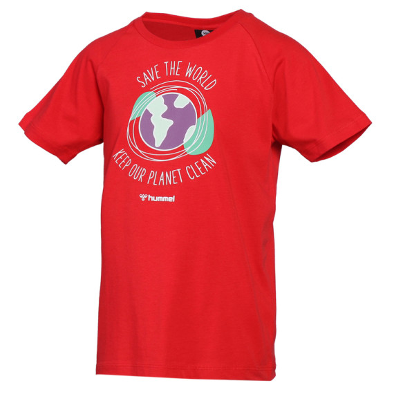 BOSLEY მაისური - Hummel (ჰუმელი), ფერი: წითელი, ზომა: 4