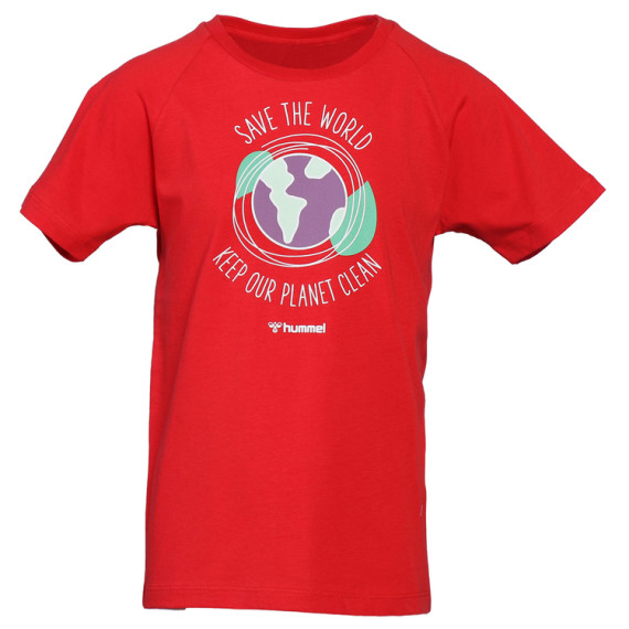 BOSLEY მაისური - Hummel (ჰუმელი), ფერი: წითელი, ზომა: 4, 2 image